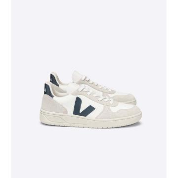 Men's Veja V-10 B-MESH Sneakers White/Black | SG 335HAP